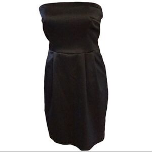 Express Design Strapless Black Dress Size 4